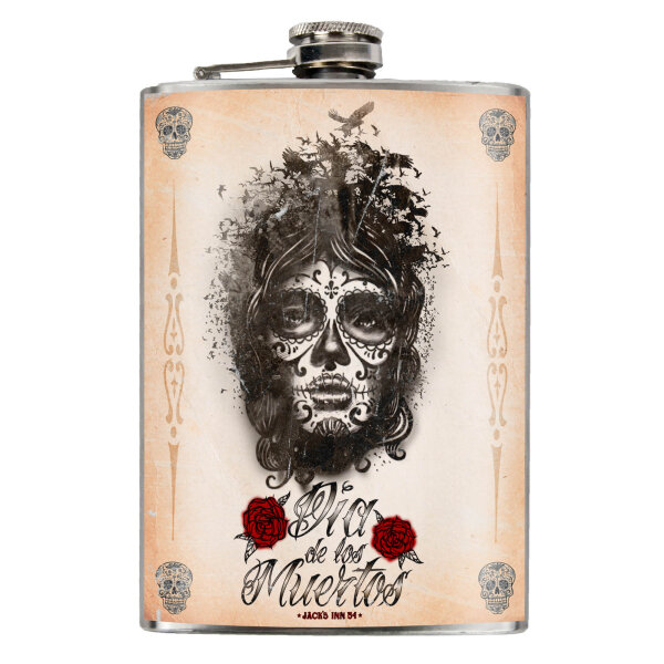 Jacks Inn 54 Dia de los Muertos Flachmann