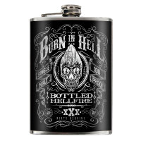 Jacks Inn 54 Burn in Hell Flask