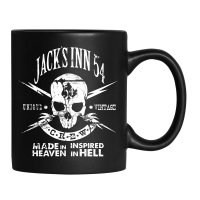 Jacks Inn 54 Bitch Maker Tasse schwarz matt