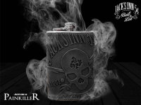 Jacks Inn 54 Painkiller Flask black