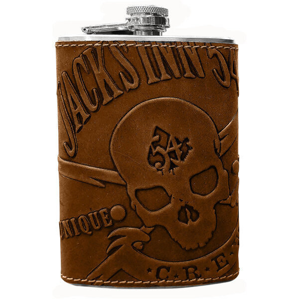 Jacks Inn 54 Painkiller Flachmann dunkelbraun