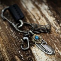 Onyx Feather Keyholder