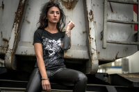 Jacks Inn 54 Mariposa Muerta Girlie Shirt schwarz