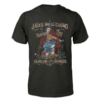 Jacks Inn 54 CASINO T-Shirt schwarz