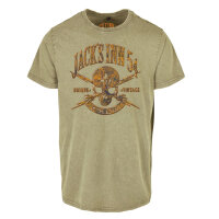 Jacks Inn 54 Rusty Crew T-Shirt olive