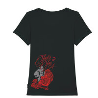 Jacks Inn 54 Fleur de lis Girlie Shirt black