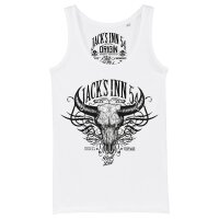Jacks Inn 54 Longhorn Tanktop weiß