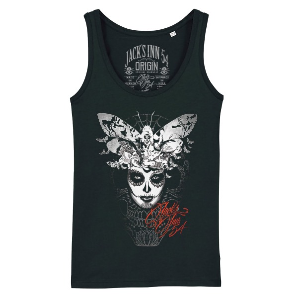 Jacks Inn 54 Mariposa Muerta Tanktop schwarz
