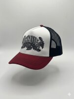 Jacks Inn 54 Crew Cap weiß/burgund/schwarz